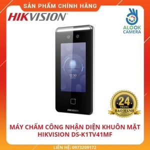 Máy chấm công nhận diện khuôn mặt Hikvision DS-K1TV41MF