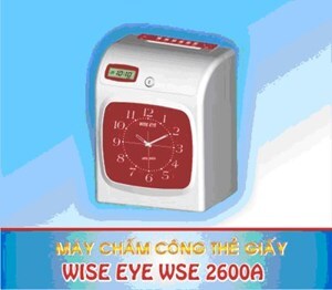 Máy chấm công thẻ giấy Wise Eye WSE-2600A
