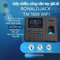 Máy chấm công vân tay giá TM 1800 wifi