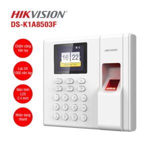 Máy chấm công vân tay Hikvision DS-K1A8503MF
