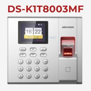 Máy chấm công vân tay Hikvision DS-K1T8003MF