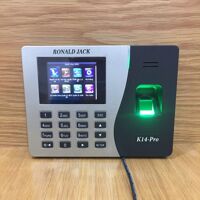 MÁY CHẤM CÔNG VÂN TAY  THẺ CẢM ỨNG RONALD JACK K14 PRO  Hàng chính hãng