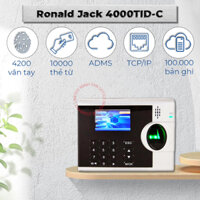 Máy chấm công Vân tay, Thẻ từ, Password Ronald Jack 4000TID-C