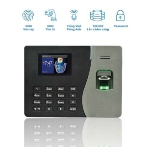 Máy chấm công vân tay thẻ ZKTeco K14