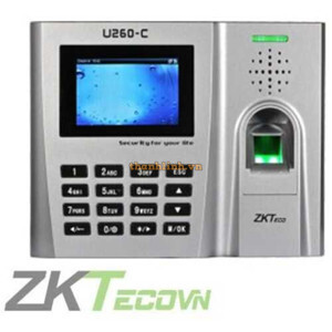 Máy chấm công vân tay và thẻ cảm ứng ZKTeco U260C