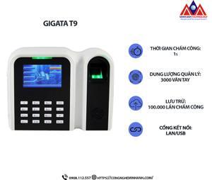 Máy chấm công vân tay và thẻ Gigata T9