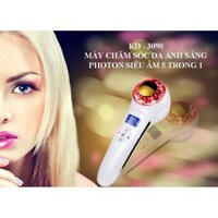 Máy chăm sóc da mặt ánh sáng photon nóng lạnh 6 in 1 hiện đại