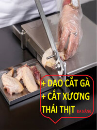 Máy chặt thịt gà. cắt chân giò [ Lưỡi Thép 420J2 Nhật Bản], Chặt xương sườn đa năng COOKEASY