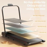 Máy chạy bộ có tay cầm Máy tập đi bộ thông minh Thiết bị tập thể dục tại nhà siêu mỏng Máy chạy bộ/đi bộ trong nhà 2l