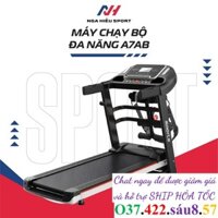 Máy chạy bộ đa năng A7S, A7AB kèm đai massage và tạ tay, tốc độ tối đa 14km/h - Bảo hành 5 năm