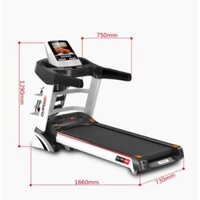 Máy Chạy Bộ Đa Năng Cao Cấp Tại Nhà CIAPO A4, Máy Đi Bộ Giúp Đánh Tan Mỡ Bụng Hiệu Quả, Có Nâng Độ Dốc Không Gây Ồn