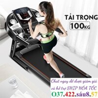 Máy chạy bộ điện đa năng kèm máy đánh mỡ bụng, máy chạy bộ đa năng gấp gọn có nghe nhạc, loa bluetooth và kết nối app ~