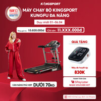 Máy chạy bộ KINGSPORT Kungfu đa năng, động cơ Kingtech hiệu suất 2.5 HP, khung sườn Kingtech Titan 2.0