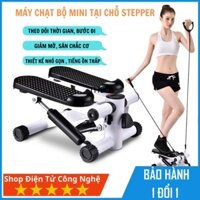 Máy chạy bộ mini Stepper, máy chạy bộ tại nhà đếm số bước đi, nhịp bước, lượng tiêu hao calo- Tặng kèm dây kéo có dãn