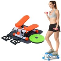 Máy Chạy Bộ Mini Tại Chỗ có Đếm Số Bước + Tặng Đĩa Xoay Eo Và Thảm Lót Sàn