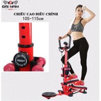Máy Chạy Bộ Mini Tại Chỗ Đếm Bước Kèm Đĩa Xoay Eo,Tạ Tập Tay Và Dây Kéo Tay Thế Hệ Mới