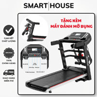 Máy Chạy Bộ SM130 Mẫu Mới - Tặng Máy Đánh Mỡ Bụng - Tốc độ 1- 14km , Máy Chạy Bộ Tại Nhà Gấp Gọn Dễ Dàng - Chống Ồn