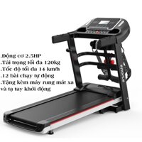 Máy chạy bộ tại nhà đa năng gấp gọn HP 03.Máy chạy bộ gấp gọn mini động cơ 2.5hp tải trọng 120kg