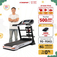 Máy chạy bộ tại nhà Kingsport Luxury KS-2036 có chức nâng dốc tự động, kèm theo đai massage và thanh gập bụng