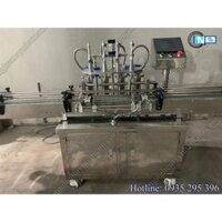 Máy chiết rót 4 vòi tự động dạng lỏng