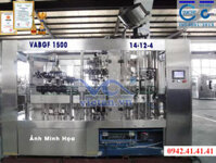 Máy chiết rót bia chai thủy tinh 330ml VABGF1500