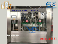 Máy chiết rót bia chai thủy tinh VABGF500