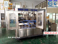 Máy chiết rót bia chai thủy tinh 330ml VABGF2500