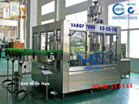 Máy chiết rót bia chai thủy tinh VABGF7000