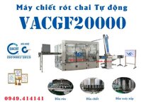 Máy chiết rót chai pet tự động VACGF20000