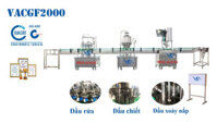 Máy chiết rót chai tự động 6 trong 1 VACGF20000