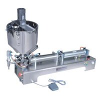 Máy chiết rót mỹ phẩm 1 vòi bán tự động kèm bồn gia nhiệt và cánh khuấy - propack