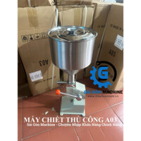 Máy chiết rót mỹ phẩm, Máy chiết A03 gạt tay, Máy chiết mật ong…