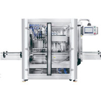 Máy chiết rót tự động 6 vòi piston servo chuyển động ngang