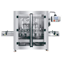 Máy chiết rót tự động 6 vòi Piston Servo Motor