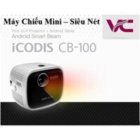 Máy chiếu Android siêu nhỏ ICODIS CB-100 DLP 120 Inch, Android 4.4, Dual Core, Ram 1Gb, WIFI