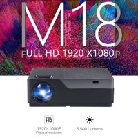 Máy chiếu AUN M18UP 5,8 inch 5500 Lumens 1920x1080P thông minh Full HD với Điều khiển từ xa, Android 6.0, 1GB + 8GB, Hỗ trợ VGA / HDMI / Thẻ SD / USB
