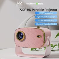 Máy chiếu di động GOOJODOQ 2,7 inch 720P 4K 180ANSI máy tính/điện thoại di động