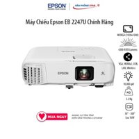 Máy Chiếu Epson EB 2247U Độ phân giải WUXGA (1920x1200) Cường độ sáng 4200 ANSI Lumens, Tuổi thọ bóng 10000 giờ