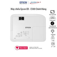 Máy chiếu Epson EB - E500 Độ phân giải XGA (1024x768), Bóng đèn: UHE 210W. Tuổi thọ bóng đèn: Lên tới 12000.