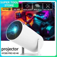 Máy chiếu HY300 4K Android 11 WiFi6 Double 260Si Allwinner BT5.0 1080P 1280*720p rạp chiếu phim ngoài trời gia
