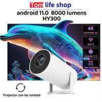 Máy chiếu HY300/HY320/X8MAX Full HD android 11.0 độ sáng 8000 lumens Bluetooth 5.0 ít tiếng ồn bảo