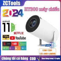 Máy chiếu HY300/X8MAX/HY320 4K Full HD Android 11.0 8000 lumen,Dual Wifi với Bluetooth/HDMI