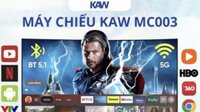 Máy Chiếu KAW MC003 1080P – Home Cinema, LCD 9500 Lumens, Hỗ Trợ 4K, Loa 10W 3D, Chiếu 30–300 Inch