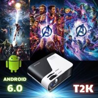 Máy chiếu KHỦNG LONG XANH T2K Pro,hỗ trợ full hd,Kết Nối Không Dây, Youtube,Netflix latop,hdmi, tivibox,,wifi,bluetooth