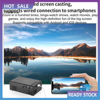 Máy chiếu Led cầm tay COOD Máy chiếu nhỏ gọn Máy chiếu Led Mini cầm tay 1080p Rạp hát tại nhà Tương thích Hdmi Phim điện tử Đồng bộ màn hình ngoài trời cho điện thoại Người mua Đông Nam Á