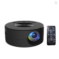 Máy chiếu LED Mini gia dụng Thiết bị chiếu Wirecast di động Len quang 320 * 180 Màn hình LCD có chức năng phản chiếu dây