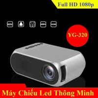 Máy Chiếu Loại Tốt Máy Chiếu Giá Rẻ Máy Chiếu Mini YG-320 Smart LED Projector Full HD 1080p Support Max 60 inch.
