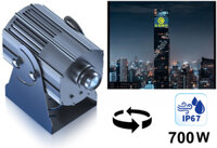 Máy chiếu logo ngoài trời IP67 - Đèn Gobo LED 700W - chiếu lên tòa nhà chọc trời/tòa nhà/tường lên đến 500m