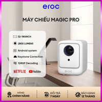 Máy chiếu mini Eroc MAGIC PRO máy chiếu xem phim  Giải mã Full HD 2800 Lumens Android IOS Tương thích Netflix