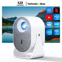Máy chiếu Mini GOOJODOQ cho điện thoại Loa 4K HDMI USB 720P Bluetooth WiFi Màn hình máy tính xách tay ios Android